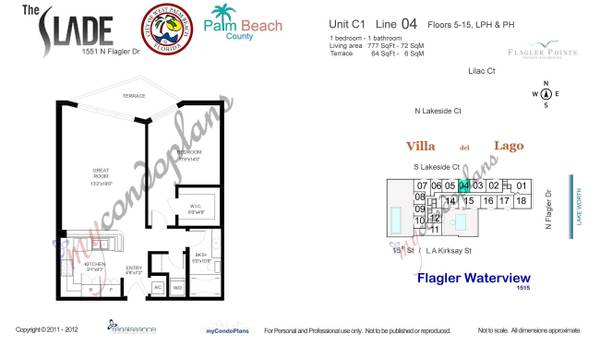 West Palm Beach, FL 33401,1551 N Flagler DR 1504