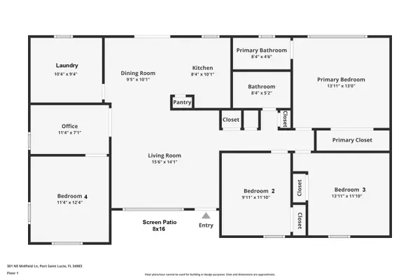 301 NE Midfield LN, Port Saint Lucie, FL 34983