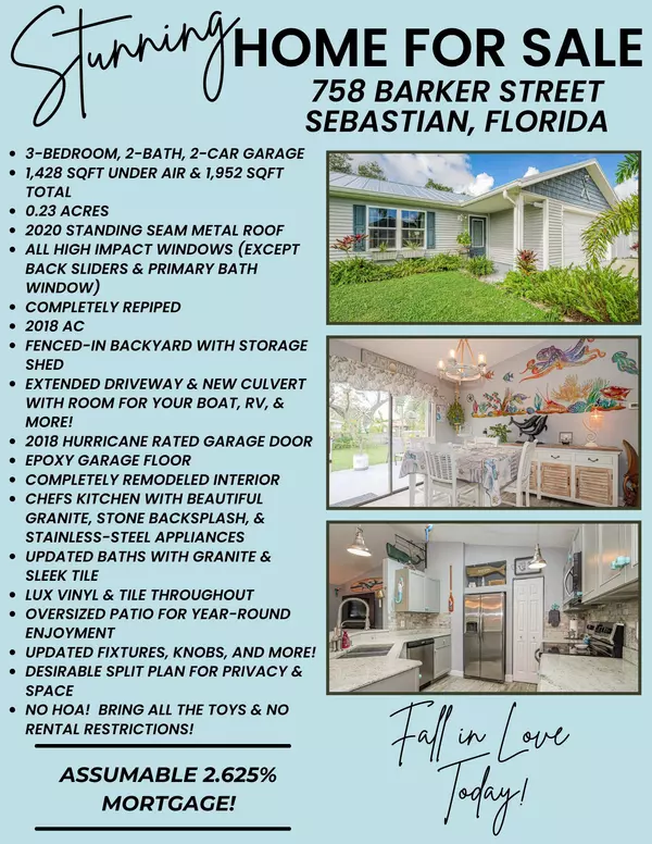 Sebastian, FL 32958,758 Barker ST