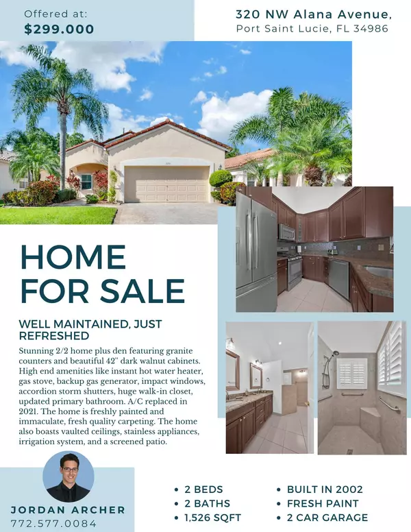 Port Saint Lucie, FL 34986,320 NW Alana AVE