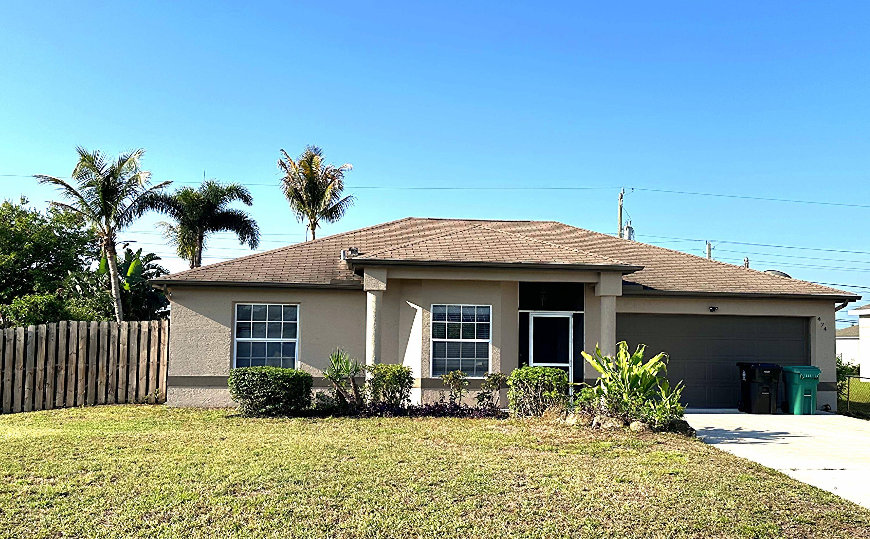 Port Saint Lucie, FL 34953,474 SW Fields AVE