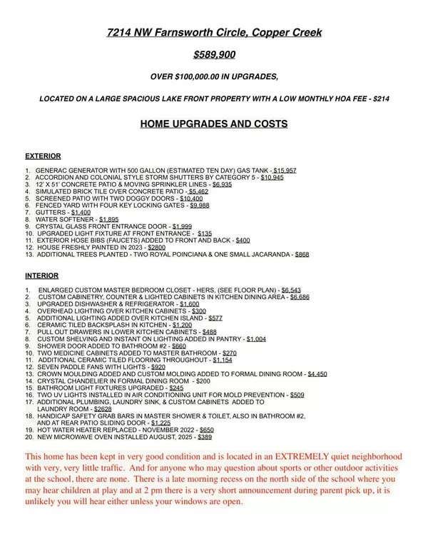 Port Saint Lucie, FL 34987,7214 NW Farnsworth CIR