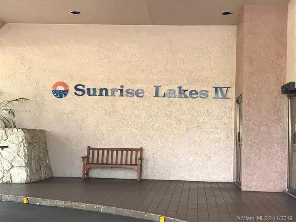 Sunrise, FL 33322,10120 Sunrise Lakes Blvd #401