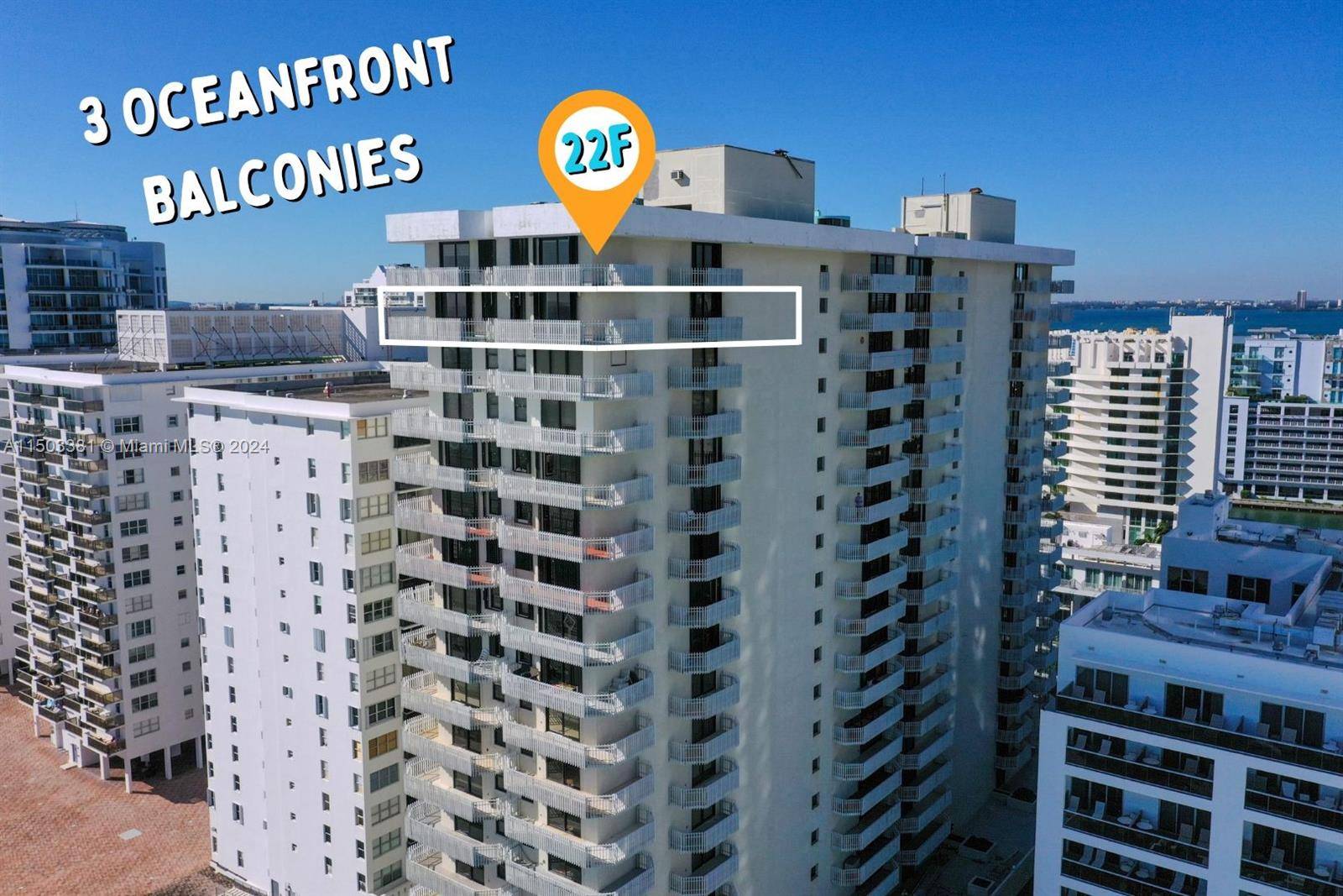 Miami Beach, FL 33140,6061 Collins Ave #22F