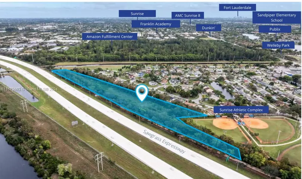 Commercial Land For Lease Sawgrass Expressway, Sunrise, FL 33323