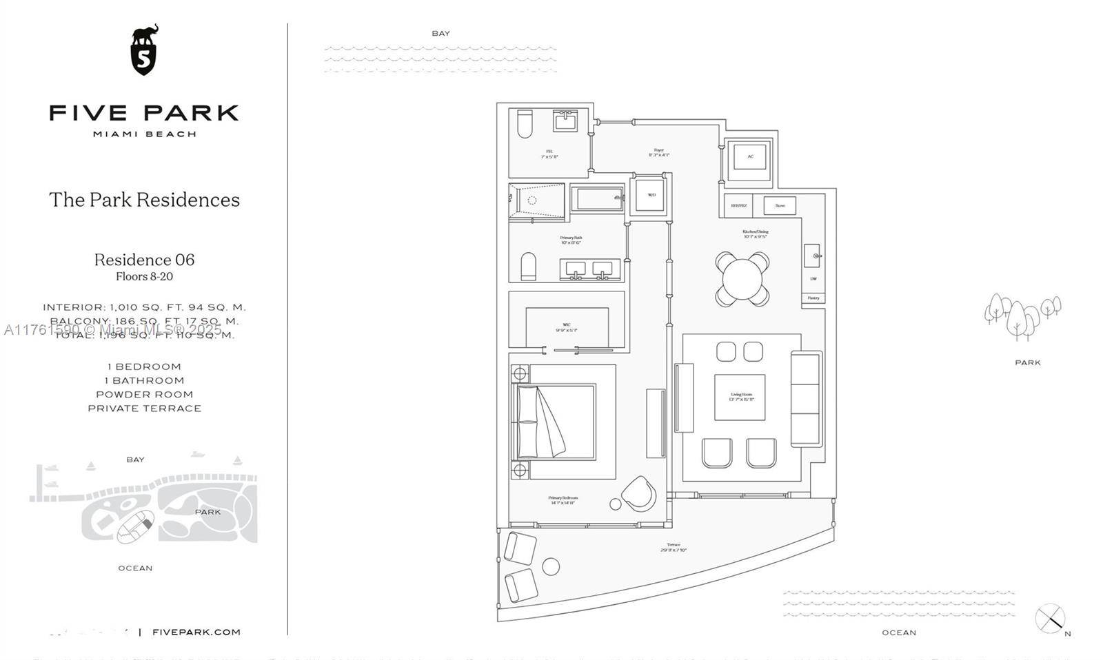 Miami Beach, FL 33139,500 Alton #1006