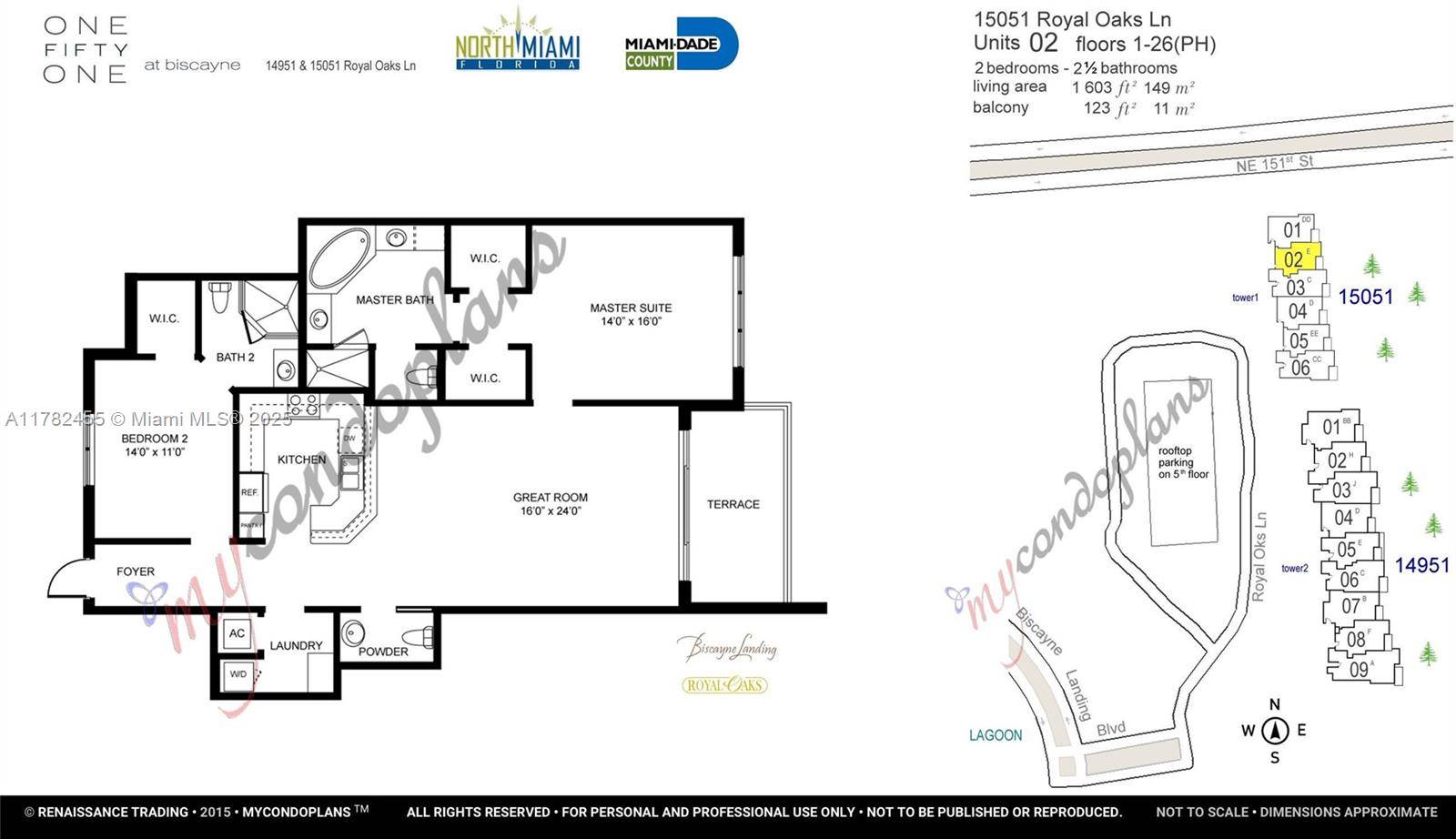 North Miami, FL 33181,15051 Royal Oaks Ln #2002