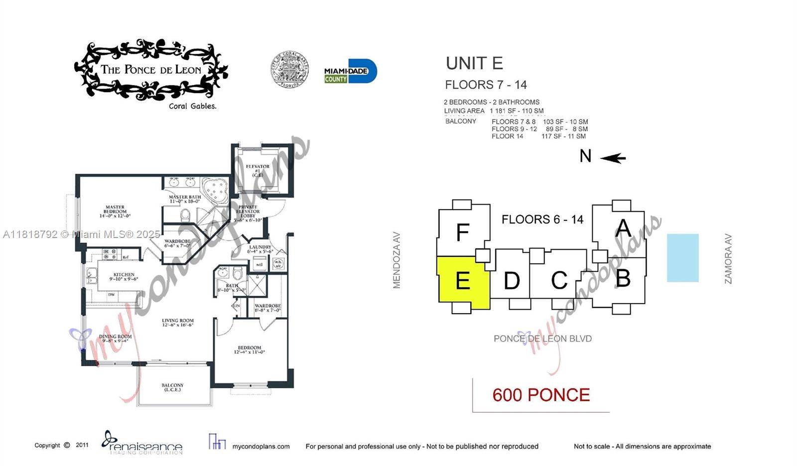 Coral Gables, FL 33134,1607 Ponce De Leon Blvd #7E