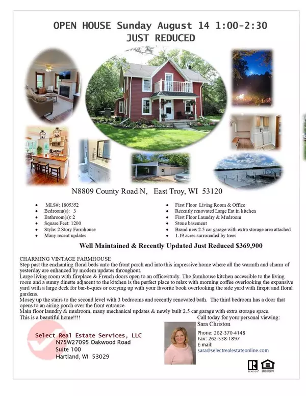 East Troy, WI 53120,N8809 County Road N