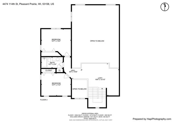 Pleasant Prairie, WI 53158,4474 114th STREET