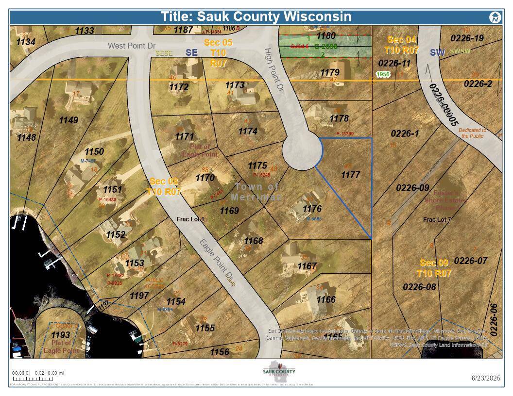 Lt45 HIGH POINT DRIVE, Merrimac, WI 53561