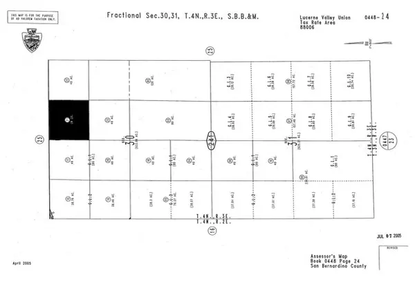 0 AKA Stony Ridge RD, Lucerne Valley, CA 92356