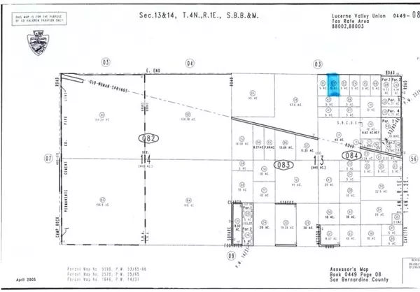 0 E End RD, Lucerne Valley, CA 92356