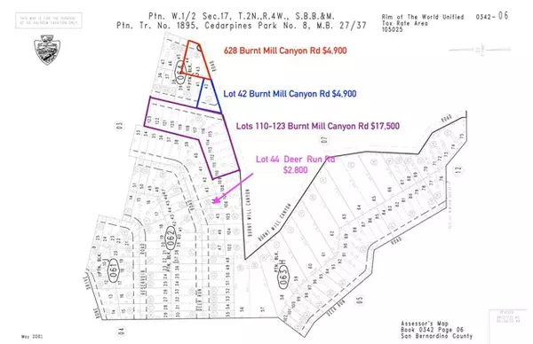 Cedarpines Park, CA 92322,42 Lot 42 Burnt Mill Canyon Road