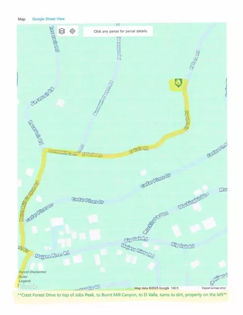 Cedarpines Park, CA 92322,0 El Valle