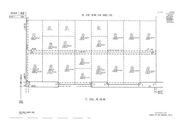 0 Vac/Ave T14 Drt /141 Ste, Pearblossom, CA 93553