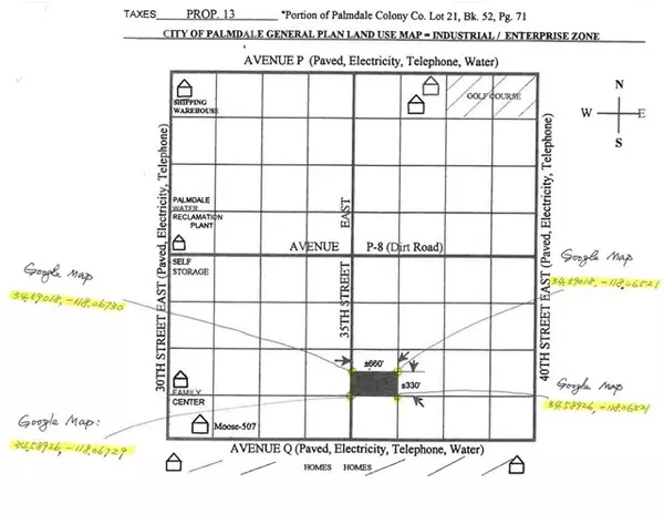 Palmdale, CA 93550,0 Vac/35th Ste Drt /Vic Avenue P