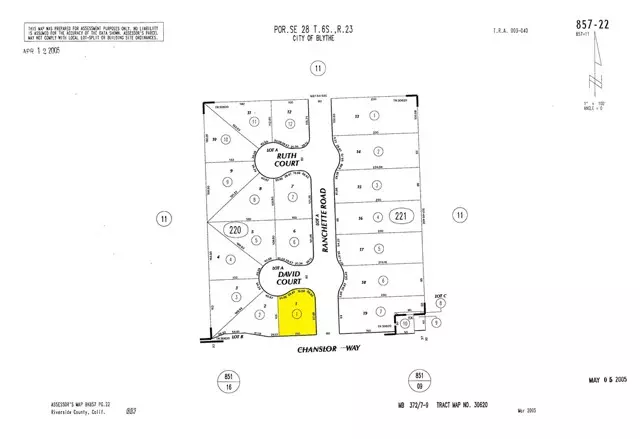 Blythe, CA 92225,0 Ranchette Estates Lot #1