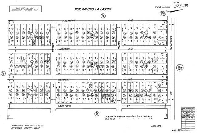 15 Fremont, Lake Elsinore, CA 92530