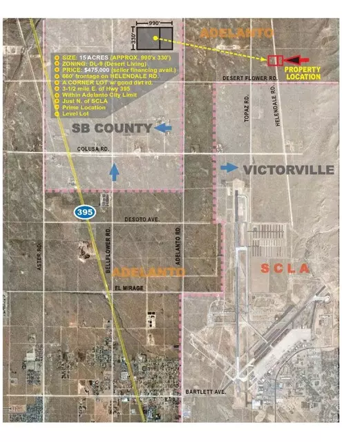 Adelanto, CA 92301,0 Helendale Rd. & Torosa-10 ac Avenue
