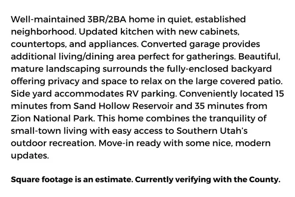 Hurricane, UT 84737,2356 S 770 W