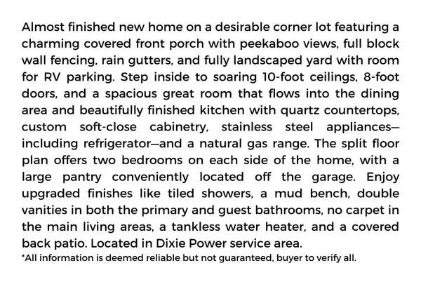 Hurricane, UT 84737,3129 S 4850 W