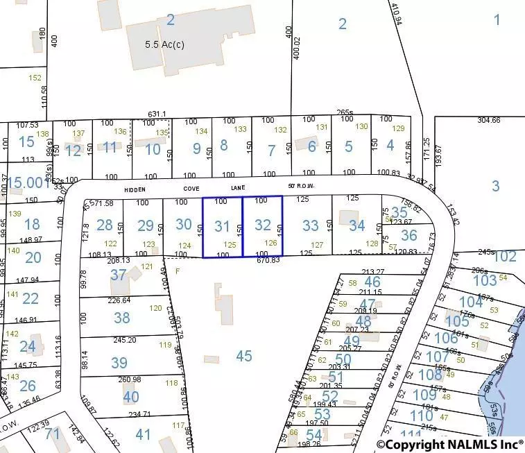 Cedar Bluff, AL 35959,Lot 125 & 126 Hidden Cove Road