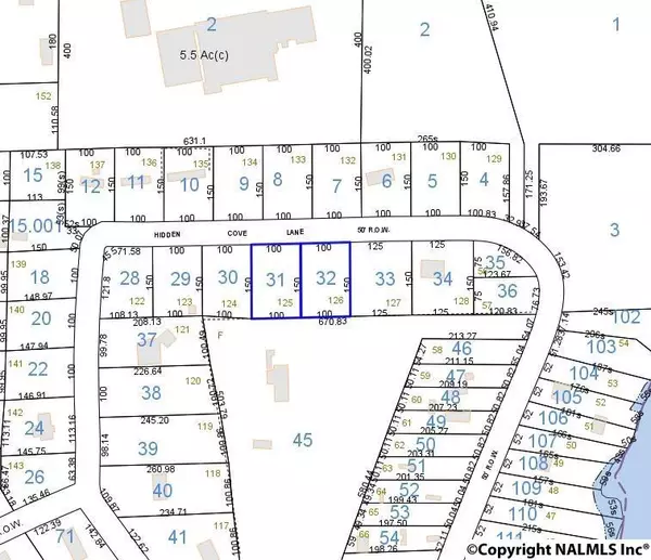 Lot 125 & 126 Hidden Cove Road, Cedar Bluff, AL 35959