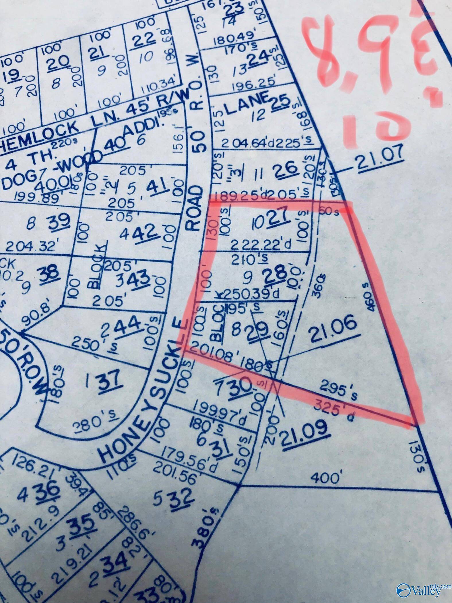 Lot 8 9 10 Honeysuckle Road, Houston, AL 35572