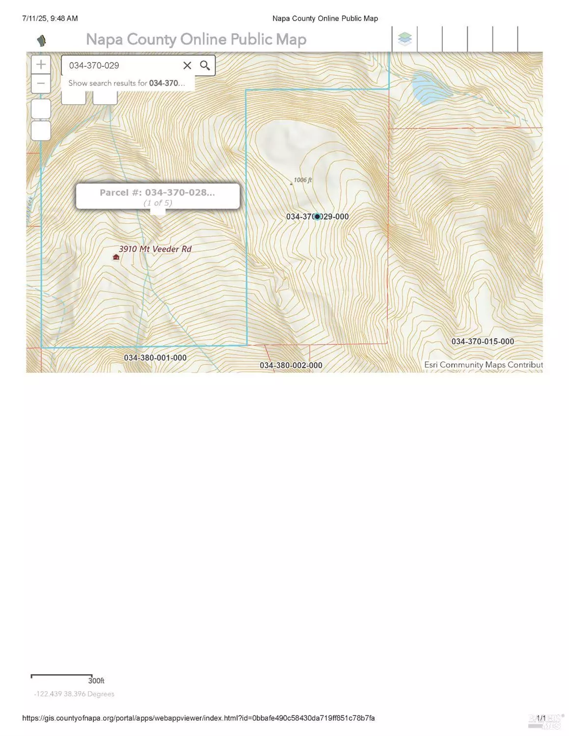 Napa, CA 94558,0 Mt Veeder RD