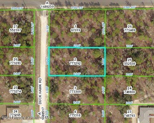 0 Duck Hawk Road, Weeki Wachee, FL 34614