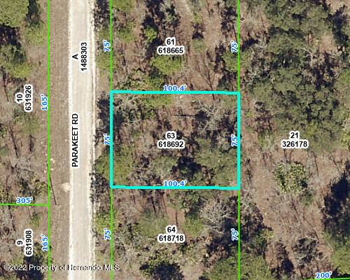 0 PARAKEET Road, Brooksville, FL 34614