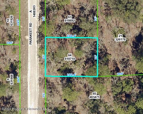 0 PARAKEET Road, Brooksville, FL 34614