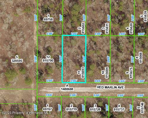 LOT 11 RED MARLIN Avenue, Weeki Wachee, FL 34614