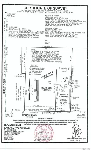 000 Hough Road, Almont Twp, MI 48003