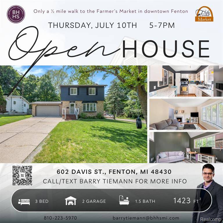 602 Davis Street, Fenton, MI 48430