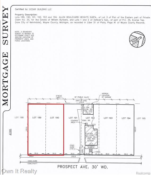 Melvindale, MI 48122,0001 Prospect Street