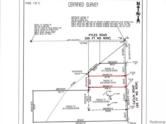 Oregon Twp, MI 48421,VL B CATLIN Road