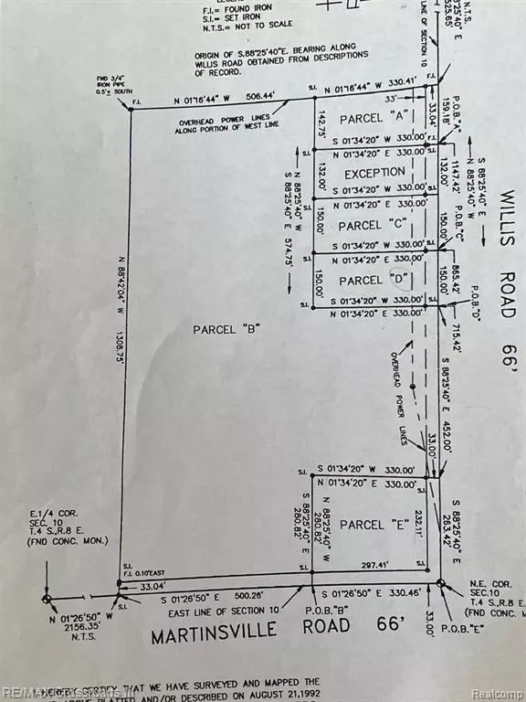 Sumpter Twp, MI 48111,00000 MARTINSVILLE Road