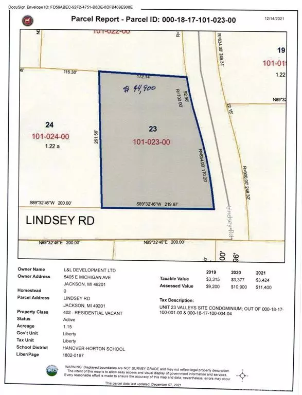 Liberty Twp-jackson, MI 49201,0 Lindsey Unit 23 Road
