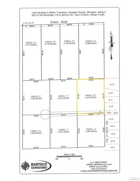 3811 Torin Lane Parcel G, Raisin Twp, MI 49221