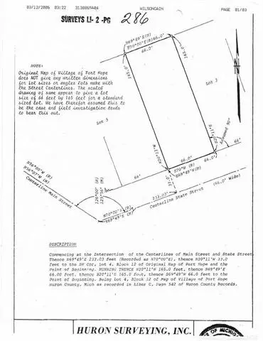 Rubicon Twp, MI 48468,LOT 4 STATE ST