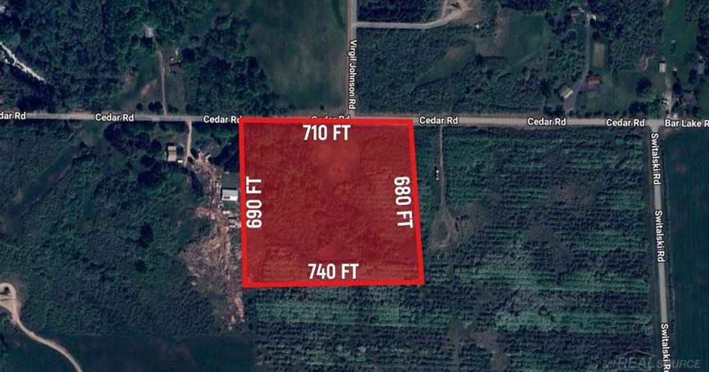 0 Cedar Road, Manistee Twp, MI 49660