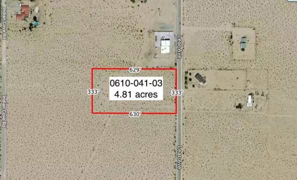 4 .81 Acres On Lear Near Indian TRL, 29 Palms, CA 92277