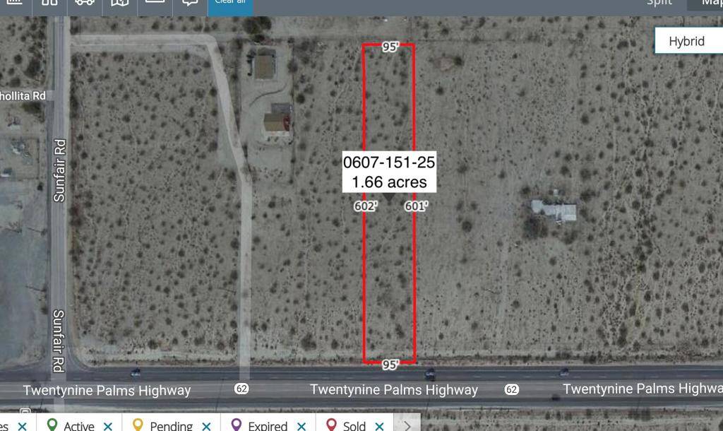 1 .66 Acres On Hwy 62 Near Sunfair RD, Joshua Tree, CA 92252