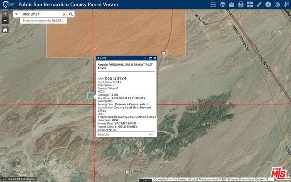 Needles, CA 92363,0 No Address Assigned