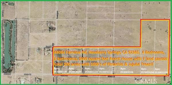 Newberry Springs, CA 92365,48084 Fairview RD