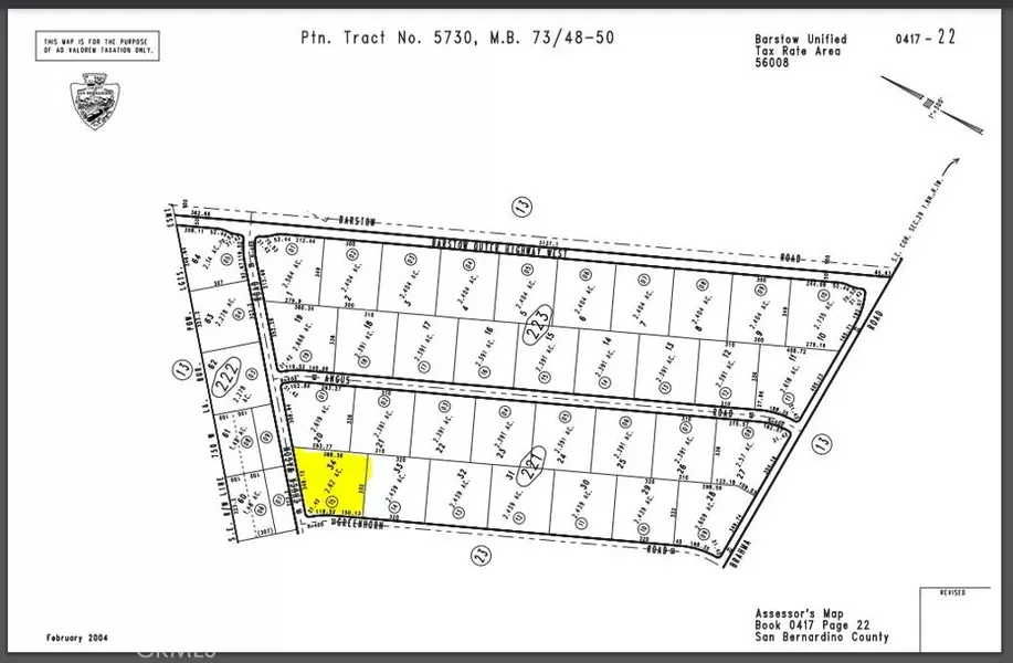 0 Chuck Wagon Parcel #0417-221-14 RD, Barstow, CA 92311