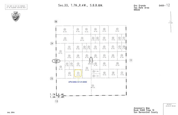 Oro Grande, CA 92368,0 41 Near Silver Mountain