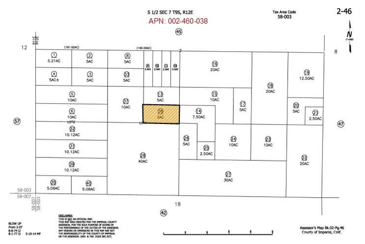 5 AC Diagonal TRL, Niland, CA 92257